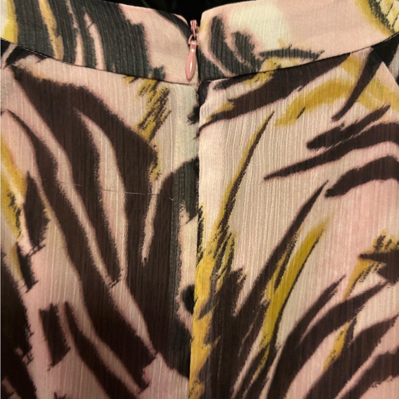 Bar iii Pink & black Linen Dress Size Woman’s 0 NWOT - Picture 6 of 15